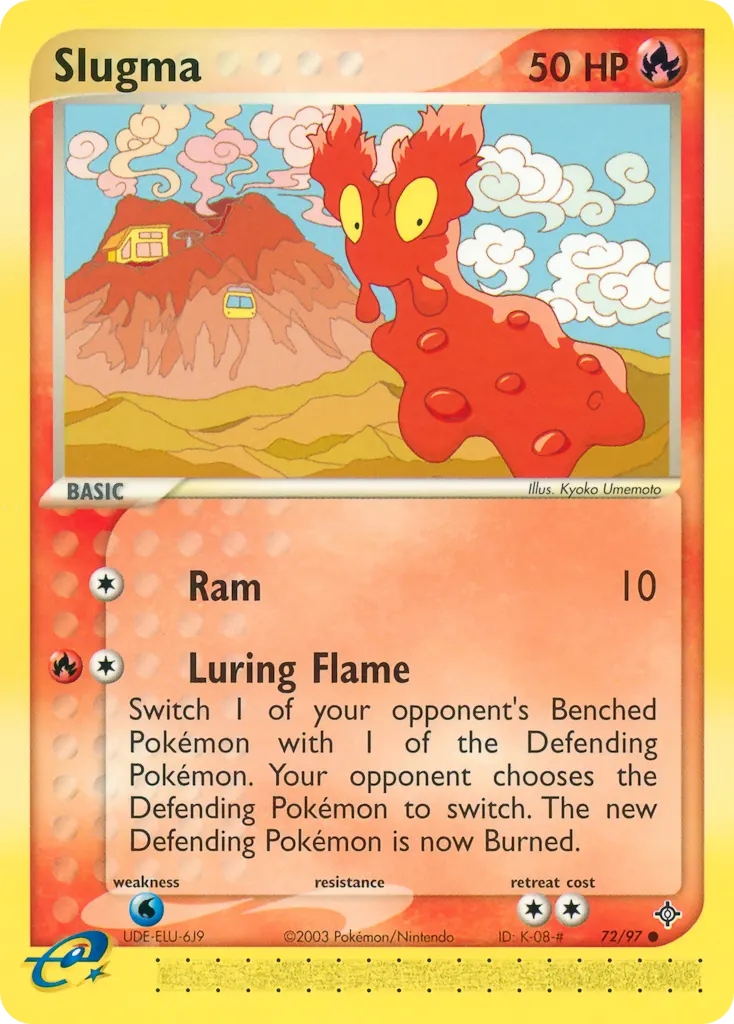 Slugma — Dragon 72 Pokémon card