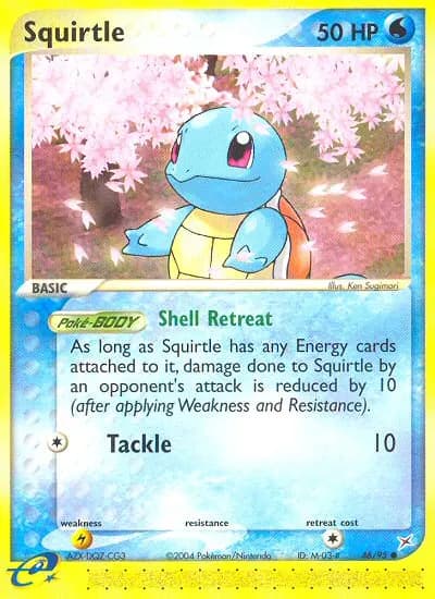 Schiggy — EX Team Magma vs Team Aqua 46 German Pokémon card