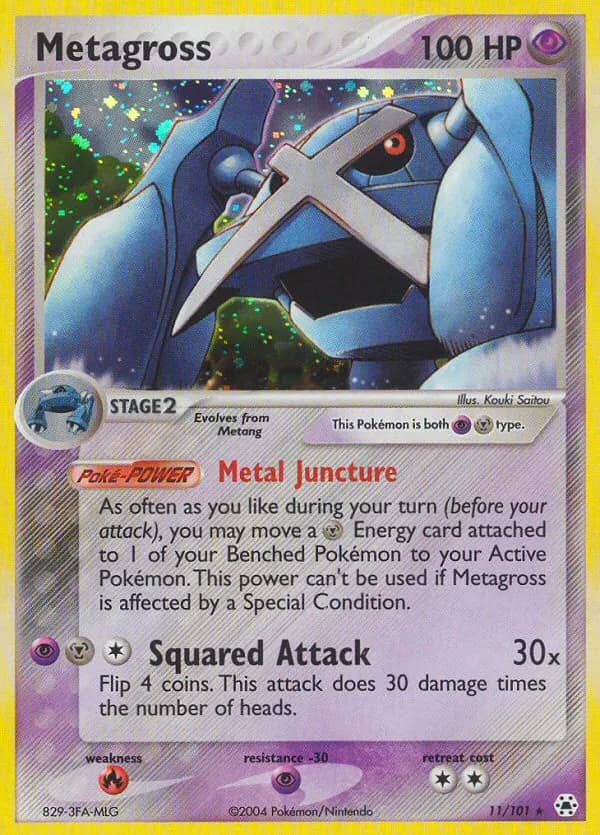 Metagross — Hidden Legends 11 Pokémon card