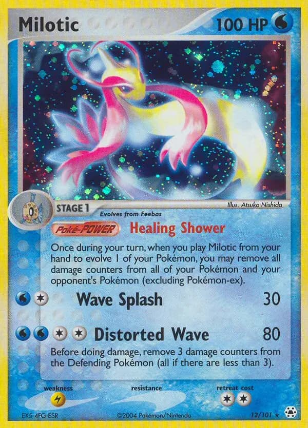Milotic — Hidden Legends 12 Pokémon card