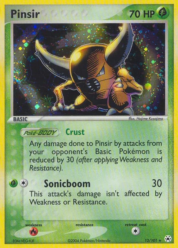 Pinsir — Hidden Legends 13 Pokémon card