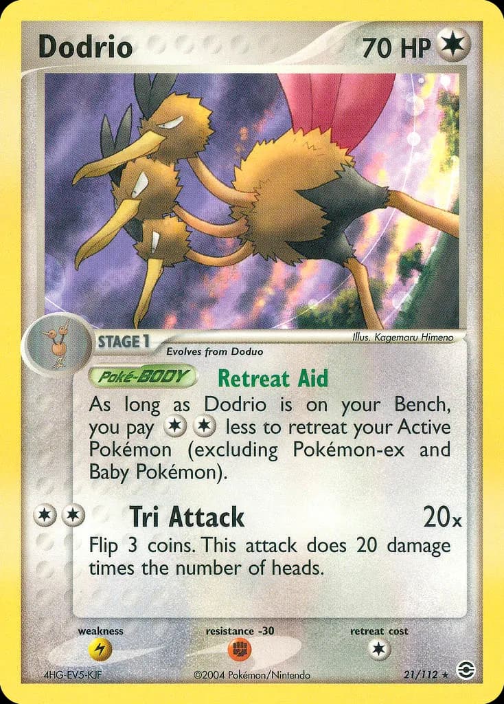 Dodri — EX Feuerrot & Blattgrün 21 German Pokémon card