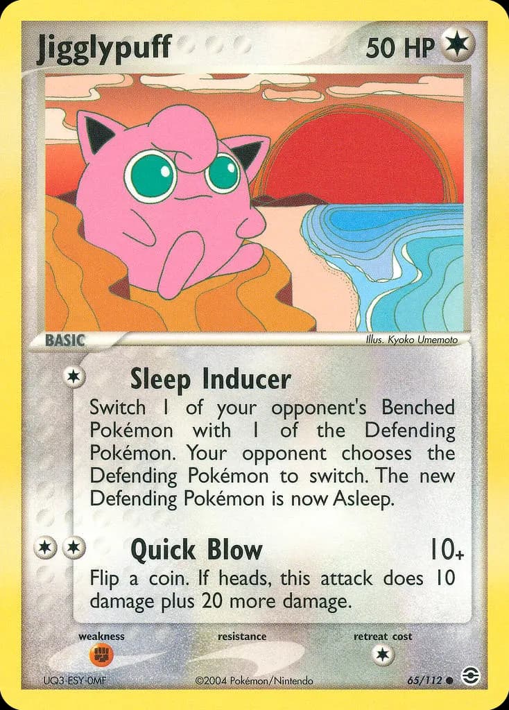 Pummeluff — EX Feuerrot & Blattgrün 65 German Pokémon card