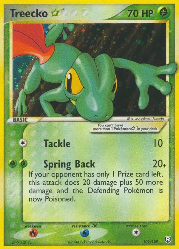 Treecko ★ — Team Rocket Returns 109 Pokémon card