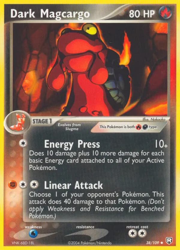Dark Magcargo — Team Rocket Returns 38 Pokémon card