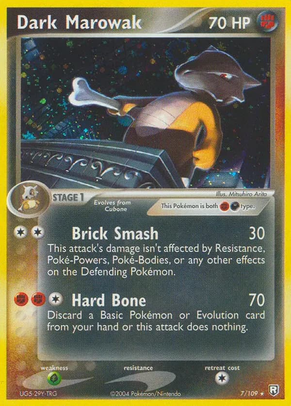 Dark Marowak — Team Rocket Returns 7 Pokémon card
