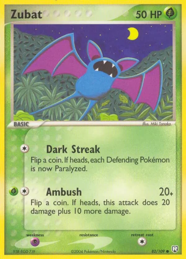 Zubat — Team Rocket Returns 82 Pokémon card