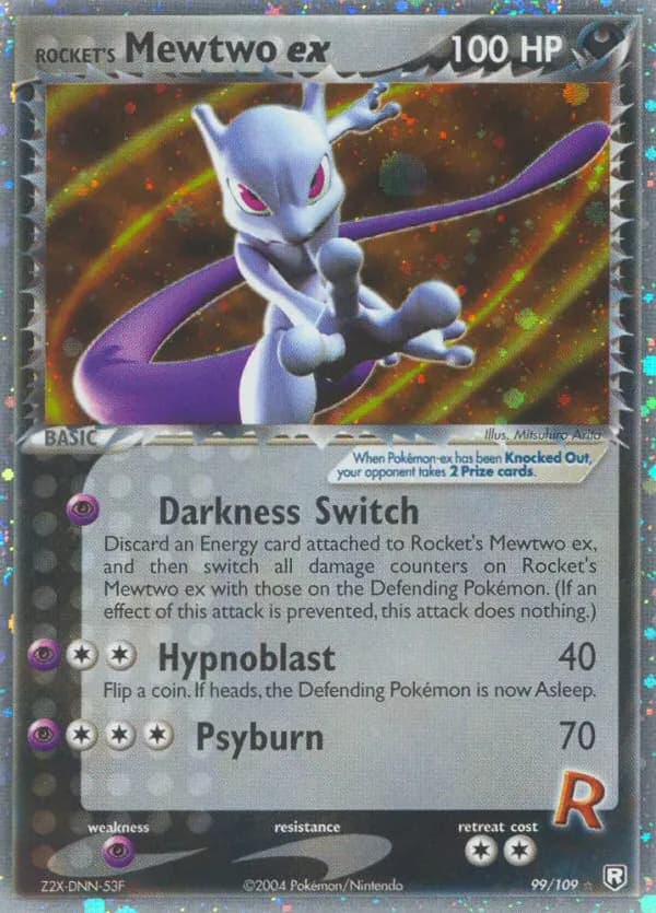 Rocket's Mewtwo ex — Team Rocket Returns 99 Pokémon card