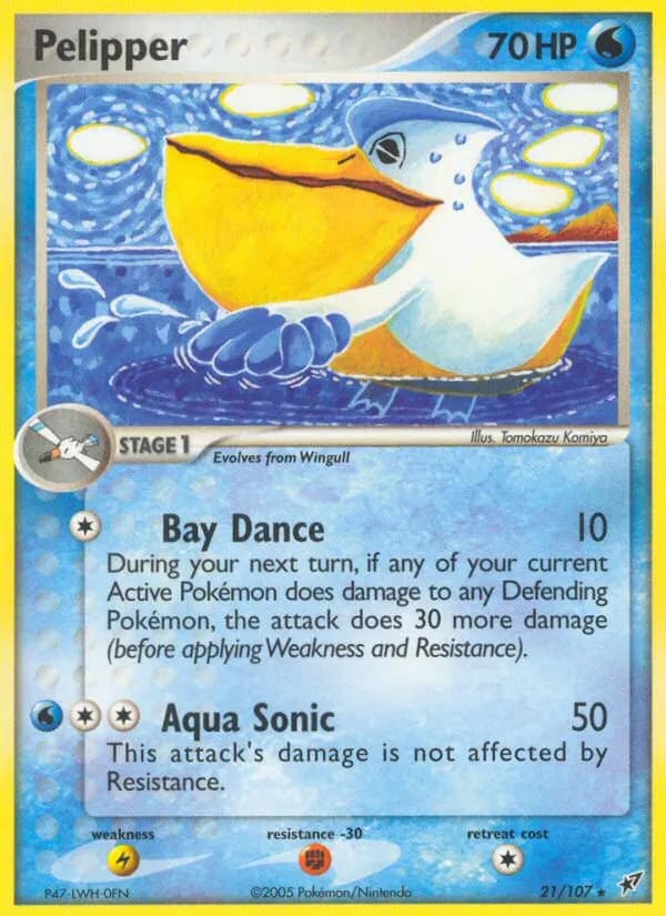 Pelipper — EX Deoxys 21 German Pokémon card