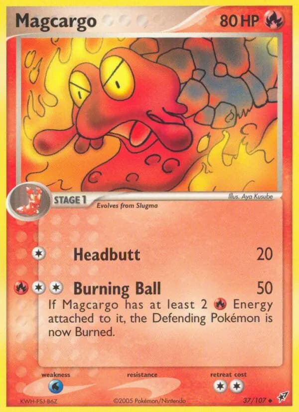 Magcargo — Deoxys 37 Pokémon card