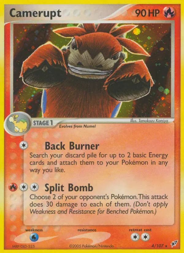 Camerupt — Deoxys 4 Pokémon card
