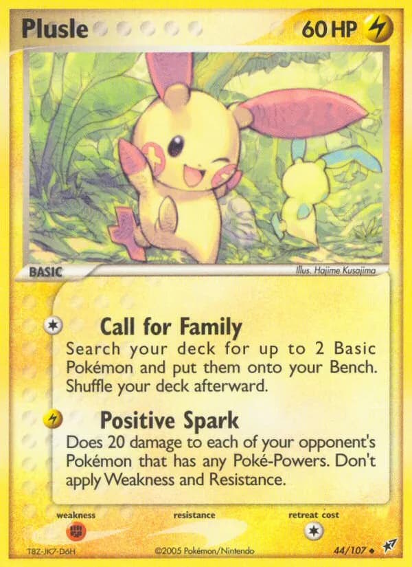 Plusle — EX Deoxys 44 German Pokémon card