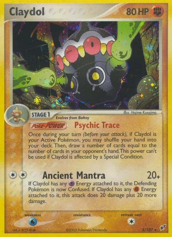 Claydol — Deoxys 5 Pokémon card