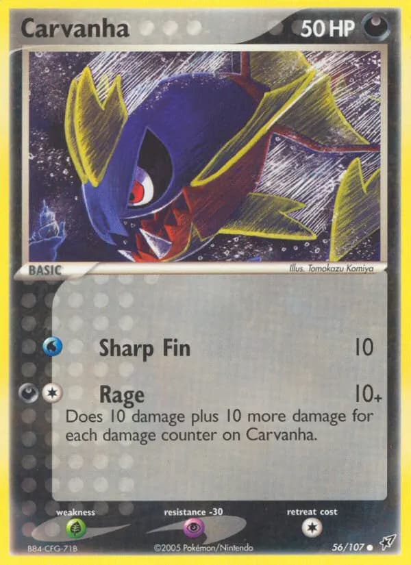 Kanivanha — EX Deoxys 56 German Pokémon card