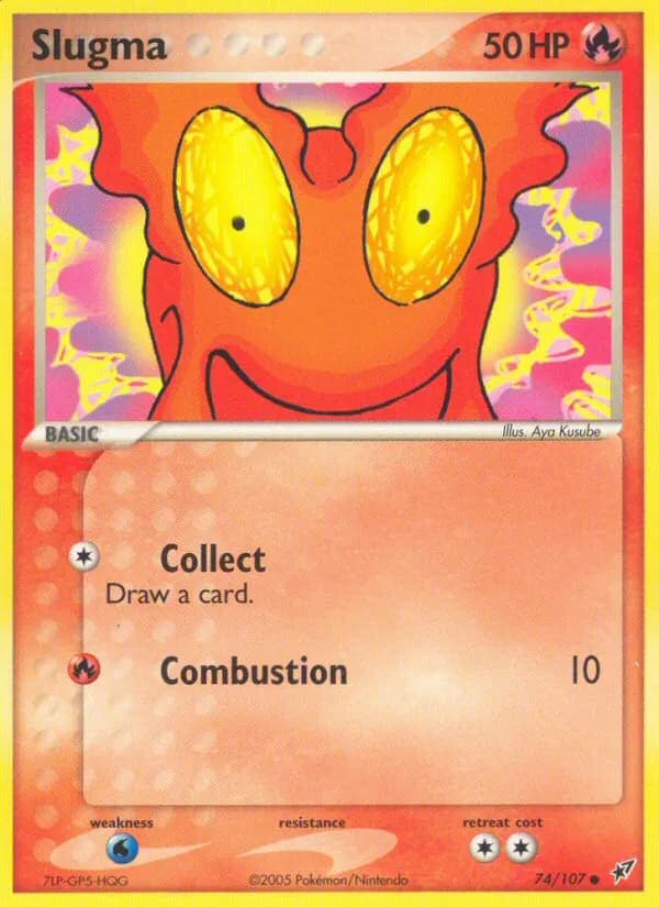 Slugma — Deoxys 74 Pokémon card