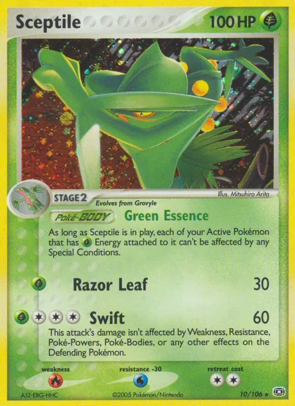 Sceptile — Emerald 10 Pokémon card