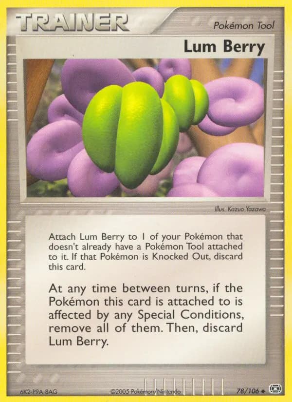 Lum Berry — Emerald 78 Pokémon card