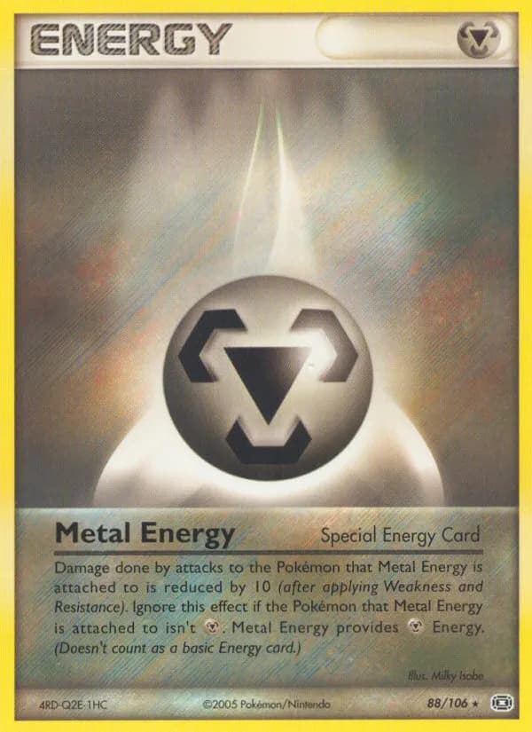 Metall-Energie — EX Smaragd 88 German Pokémon card