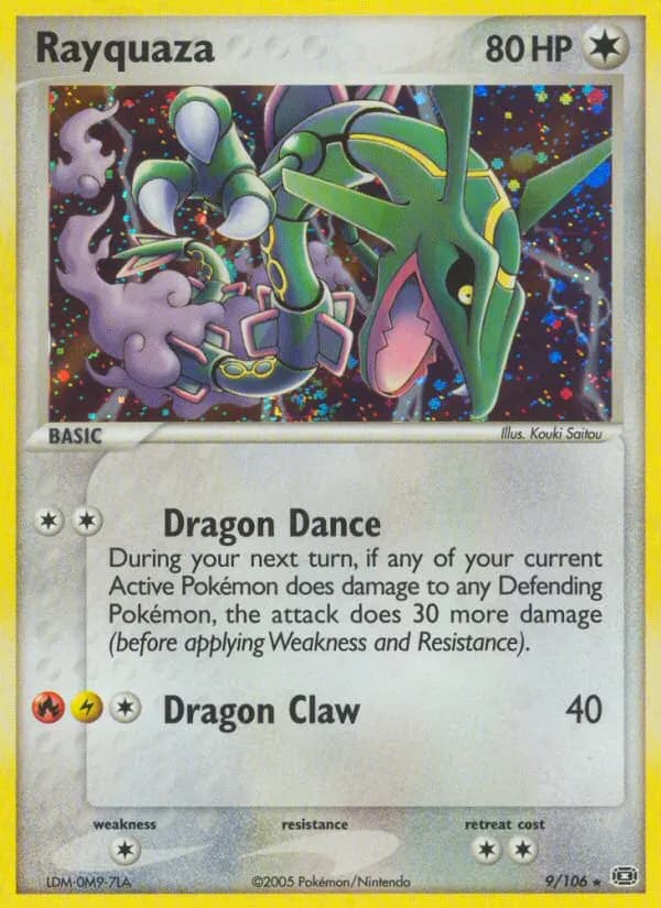 Rayquaza — EX Smaragd 9 German Pokémon card