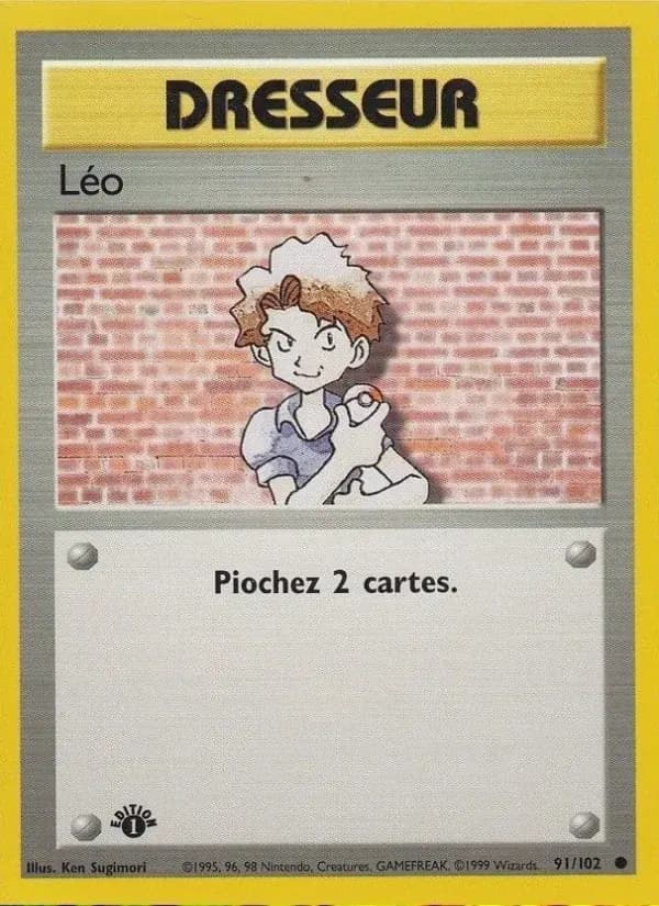 Léo — Set de Base 91 French Pokémon card