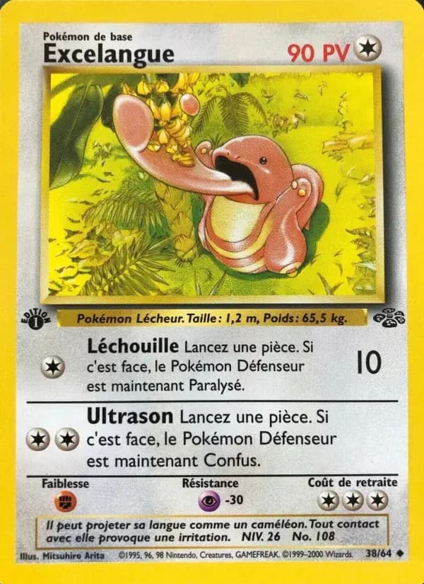 Excelangue — Jungle 38 French Pokémon card