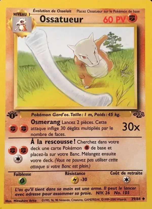 Ossatueur — Jungle 39 French Pokémon card