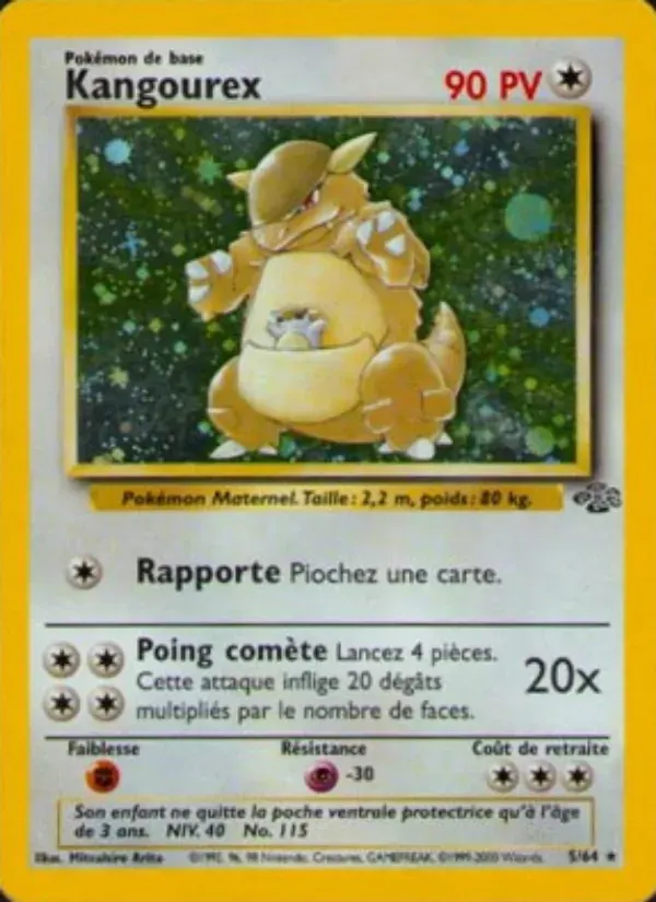 Kangourex — Jungle 5 French Pokémon card