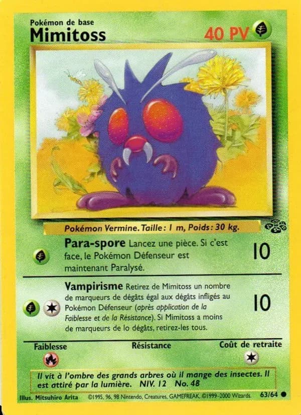 Mimitoss — Jungle 63 French Pokémon card