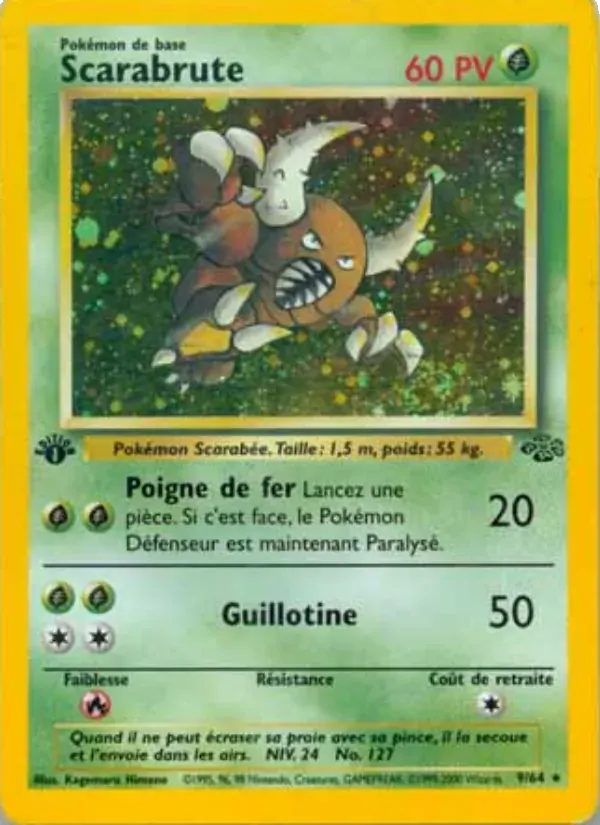Scarabrute — Jungle 9 French Pokémon card