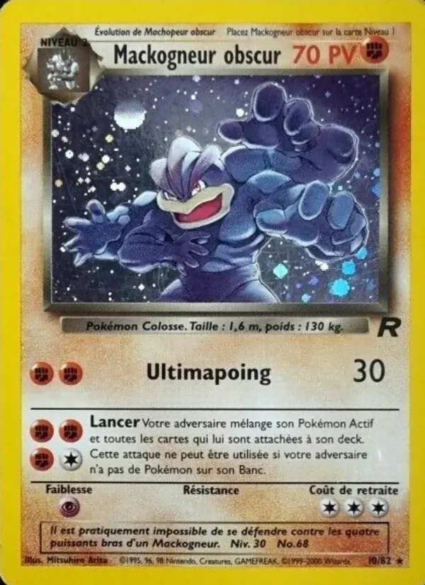 Mackogneur obscur — Team Rocket 10 French Pokémon card