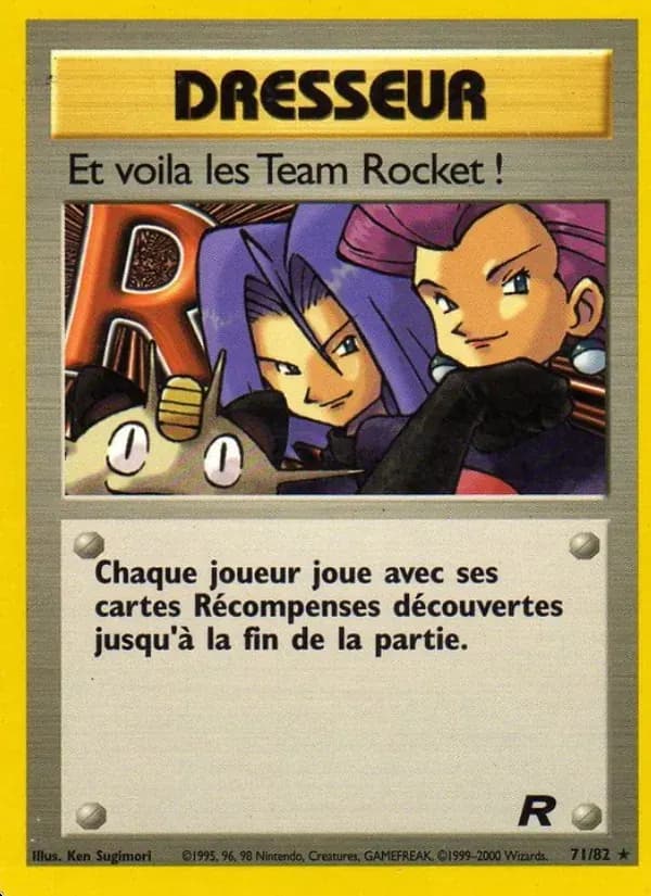 Et voila les Team Rocket ! — Team Rocket 15 French Pokémon card