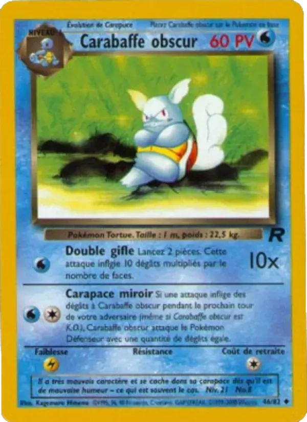 Carabaffe obscur — Team Rocket 46 French Pokémon card