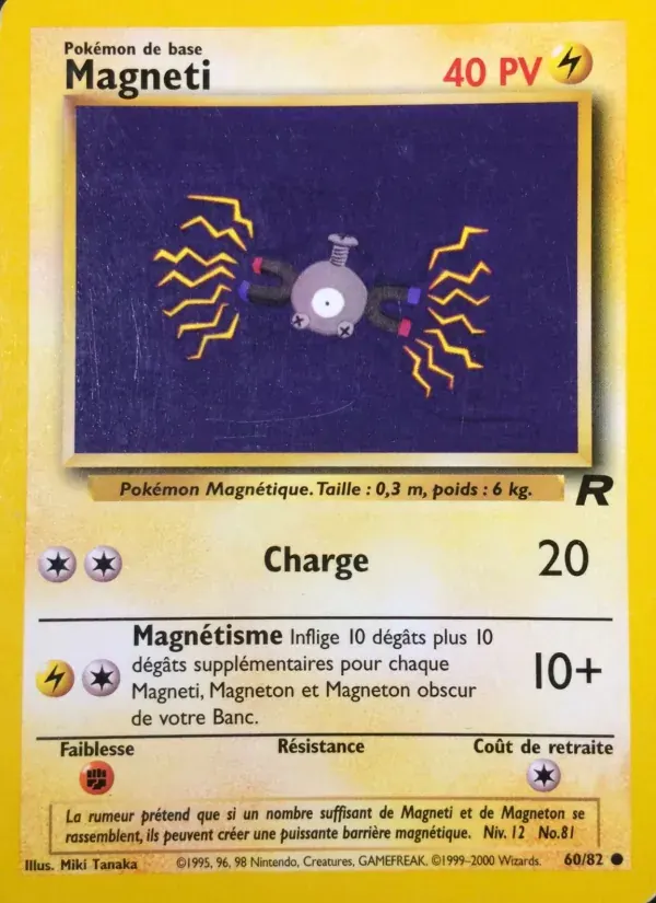 Magnéti — Team Rocket 60 French Pokémon card