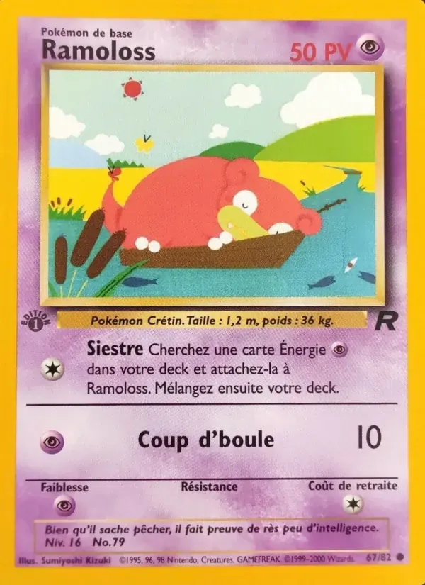 Ramoloss — Team Rocket 67 French Pokémon card