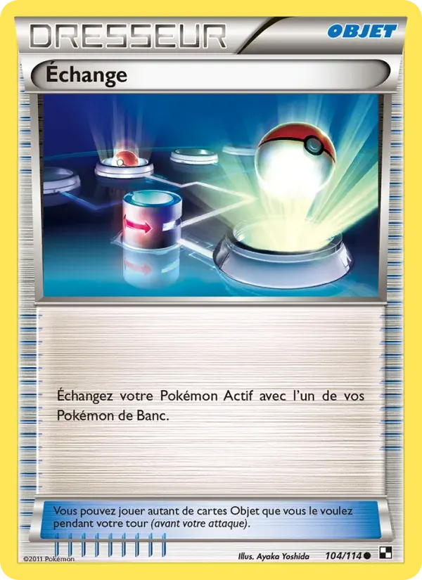 Échange — Noir & Blanc 104 French Pokémon card