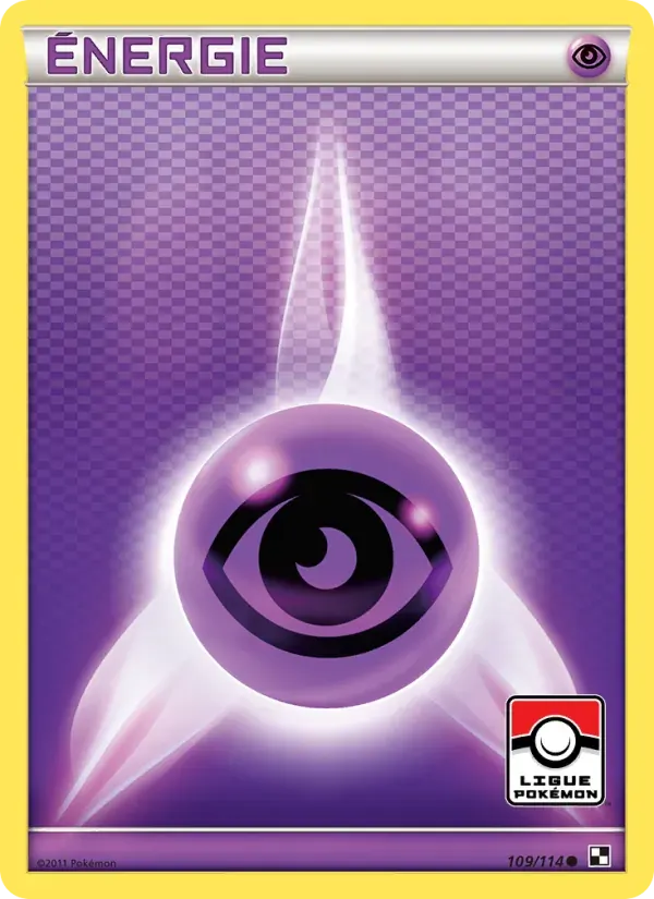 Énergie Psy — Noir & Blanc 109 French Pokémon card