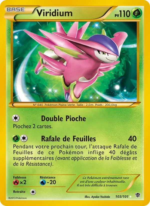 Viridium — Explosion Plasma 103 French Pokémon card