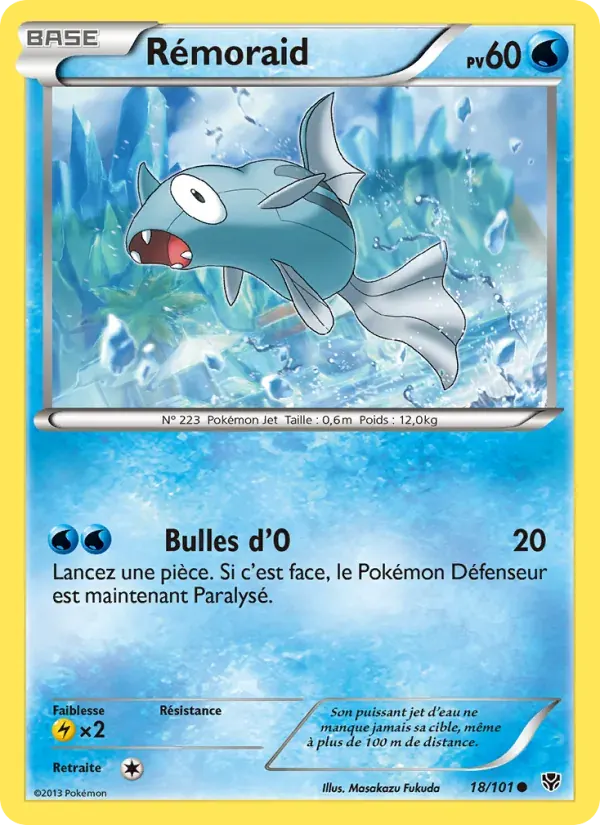 Rémoraid — Explosion Plasma 18 French Pokémon card