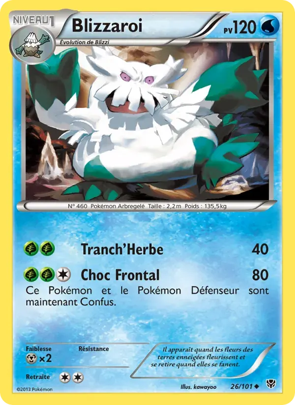 Blizzaroi — Explosion Plasma 26 French Pokémon card