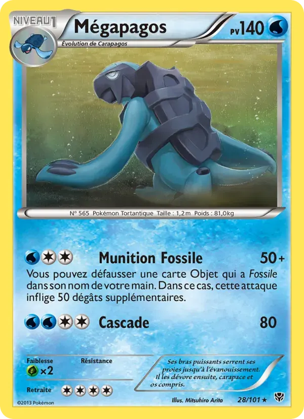 Mégapagos — Explosion Plasma 28 French Pokémon card