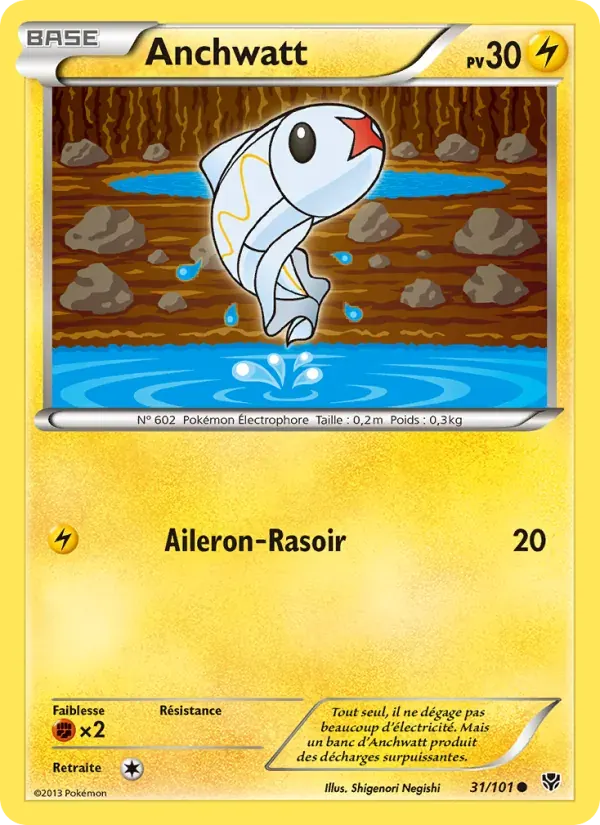Anchwatt — Explosion Plasma 31 French Pokémon card
