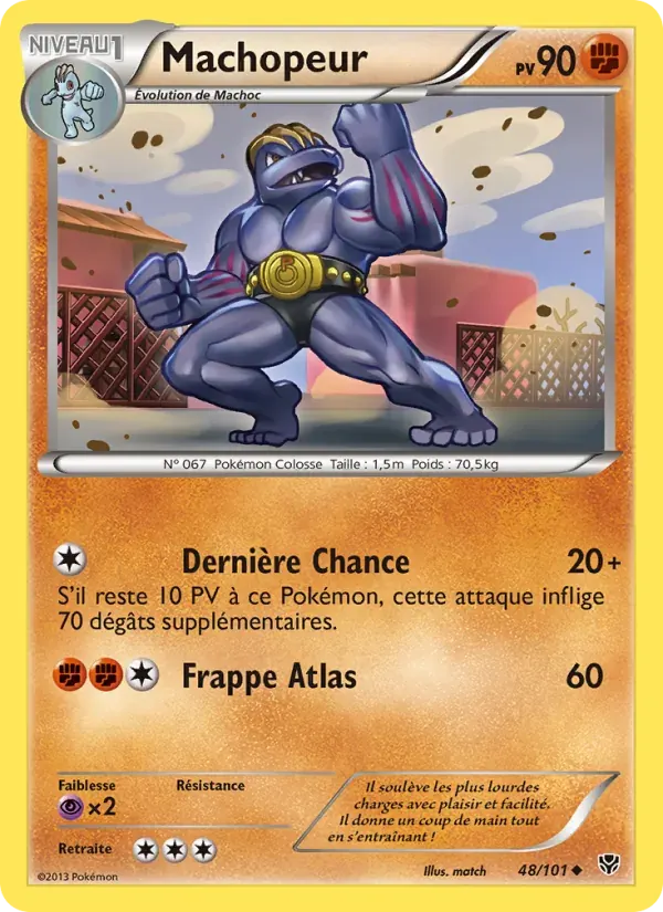 Machopeur — Explosion Plasma 48 French Pokémon card