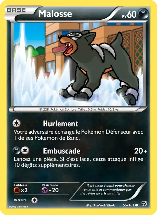 Malosse — Explosion Plasma 55 French Pokémon card