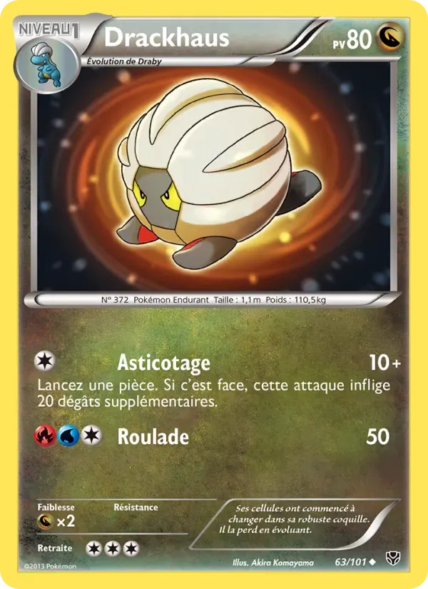 Drackhaus — Explosion Plasma 63 French Pokémon card
