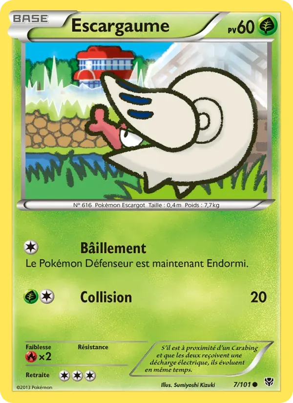 Escargaume — Explosion Plasma 7 French Pokémon card