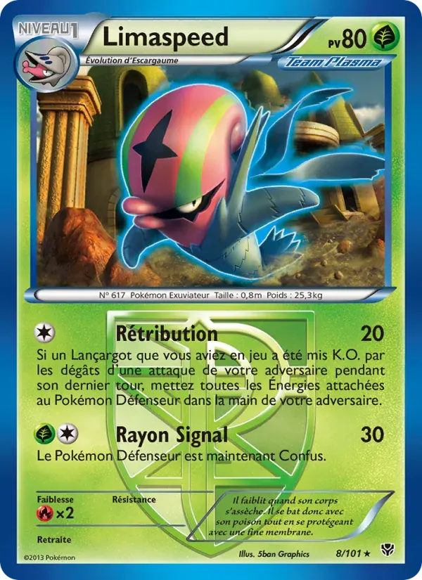 Limaspeed — Explosion Plasma 8 French Pokémon card