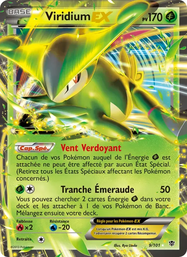 Viridium EX — Explosion Plasma 9 French Pokémon card