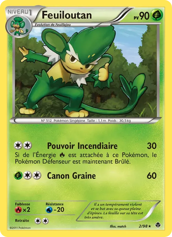 Feuiloutan — Pouvoirs Émergents 2 French Pokémon card