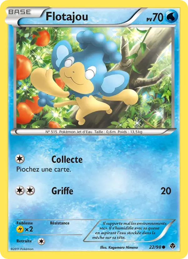 Flotajou — Pouvoirs Émergents 22 French Pokémon card