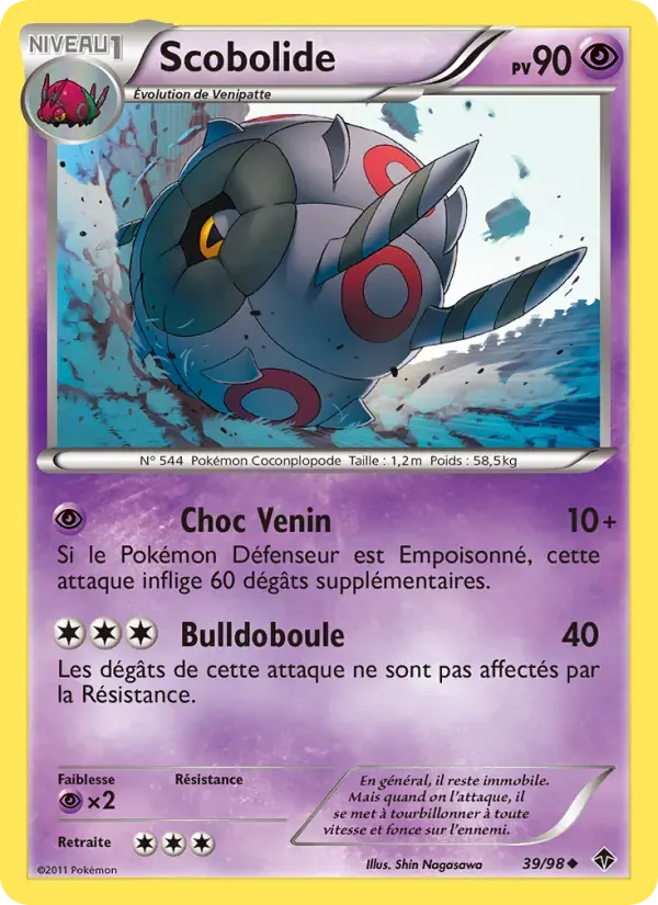 Scobolide — Pouvoirs Émergents 39 French Pokémon card
